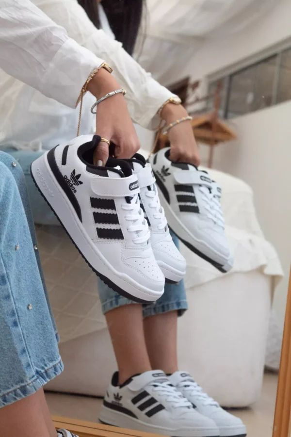 Adidas Fórum Low Velcro Unissex Clássico - Imagem 3