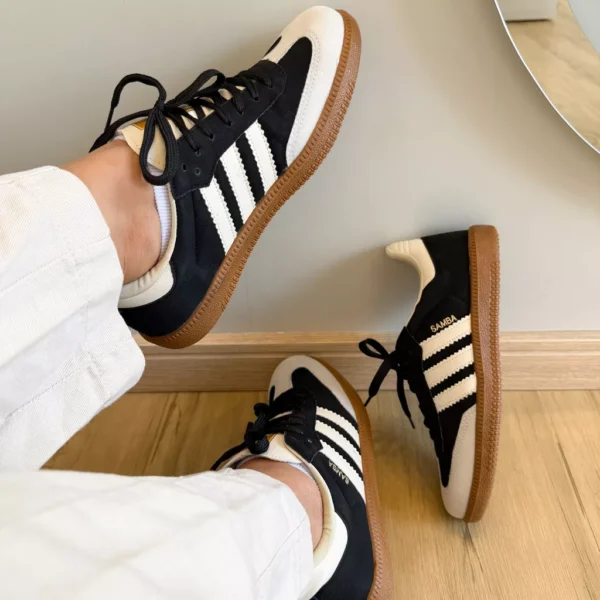Tênis Adidas Samba Feminino Preto - Imagem 3