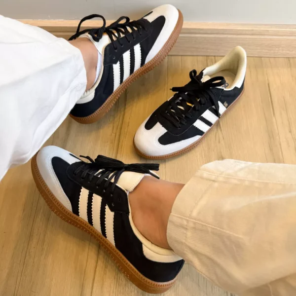 Tênis Adidas Samba Feminino Preto - Imagem 5