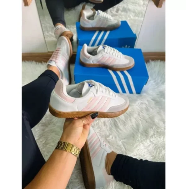 Tênis Adidas Samba Feminino Rosa - Imagem 3