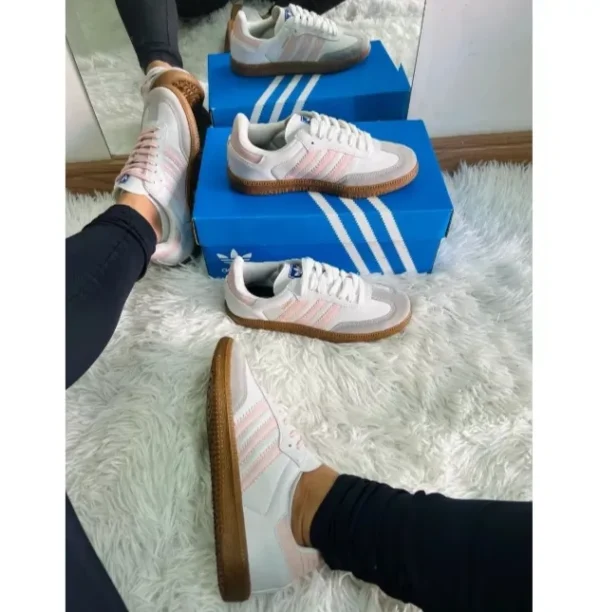 Tênis Adidas Samba Feminino Rosa - Imagem 4
