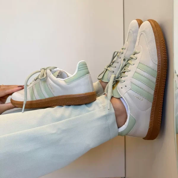 Tênis Adidas Samba Feminino Verde menta - Imagem 7