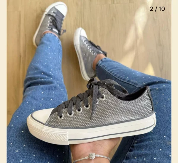 Tênis All Star Glow Feminino Grafite - Imagem 2