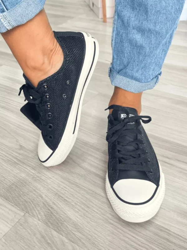 Tênis All Star Glow Feminino Preto - Imagem 3
