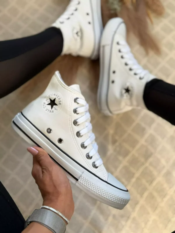 Tênis Cano Alto All star Tradicional Branco