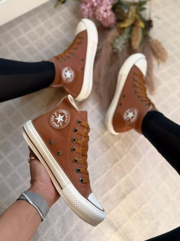 Tênis Cano Alto All star Tradicional Caramelo - Imagem 4