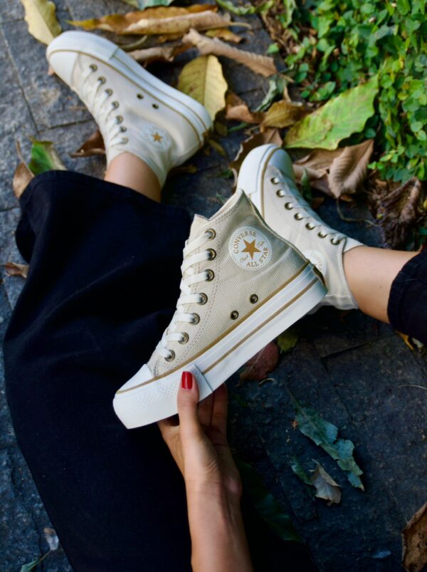 Tênis All Star Summer Metals Cano Alto