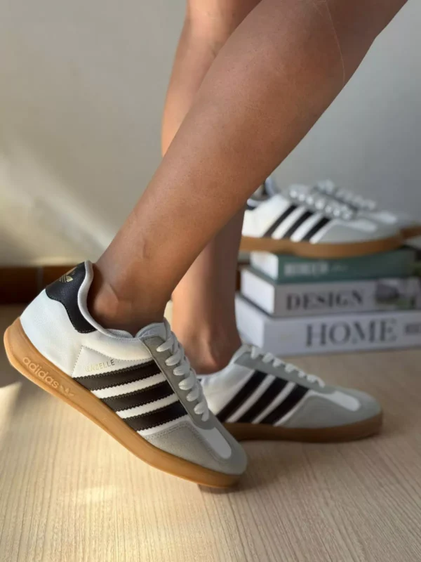 Tênis Feminino Adidas Gazelle Estiloso Casual Confortável - Imagem 3