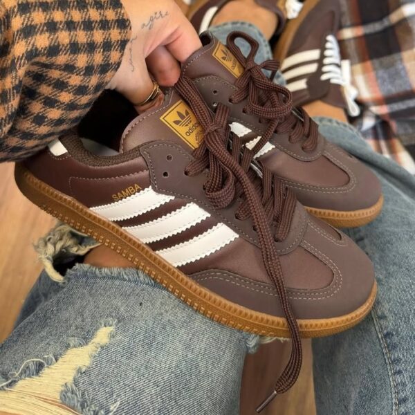 Tênis Feminino Adidas Samba Marrom - Imagem 9
