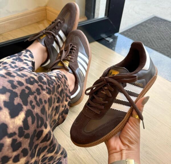 Tênis Feminino Adidas Samba Marrom - Imagem 6