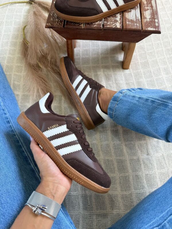 Tênis Feminino Adidas Samba Marrom - Imagem 5