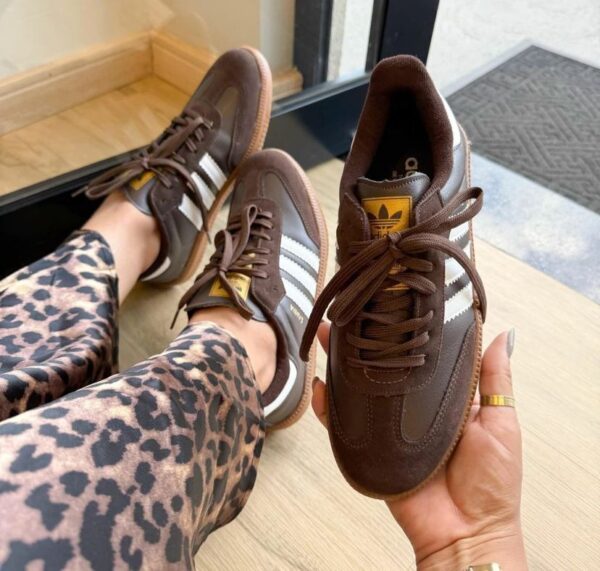 Tênis Feminino Adidas Samba Marrom - Imagem 4