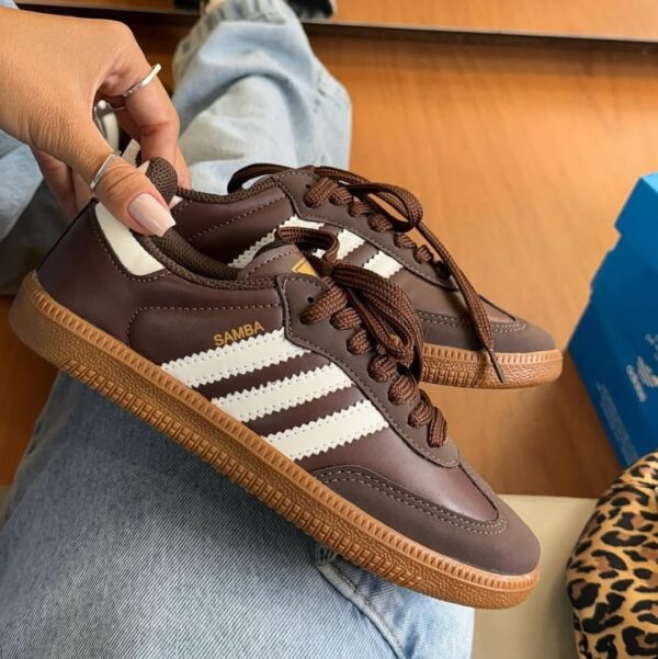 Tênis Feminino Adidas Samba Marrom - Imagem 2