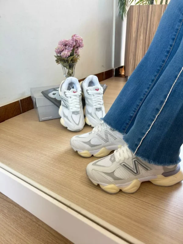 Tênis feminino New Balance 9060 Confortável Versátil estiloso Tendência - Imagem 3